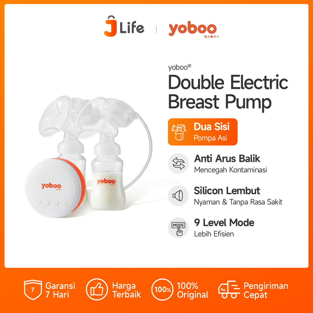 Jual Jlife Yoboo Double Electric Breast Pump / Pompa ASI Ganda