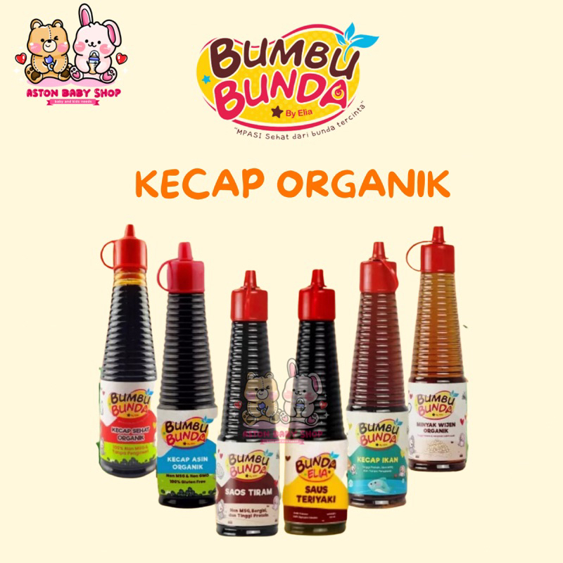 Jual Bumbu Bunda Elia Kecap Organik Non Msg Kecap Manis Kecap Asin