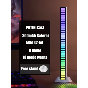 Lampu Musik LED RGB Bar Strip Spectrum Sound Control Atmosphere Light Music Level Light