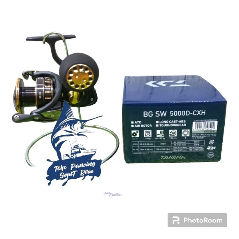 Jual REEL DAIWA BG SW 5000D CXH SALTWATER POWER HANDLE NEW 2023