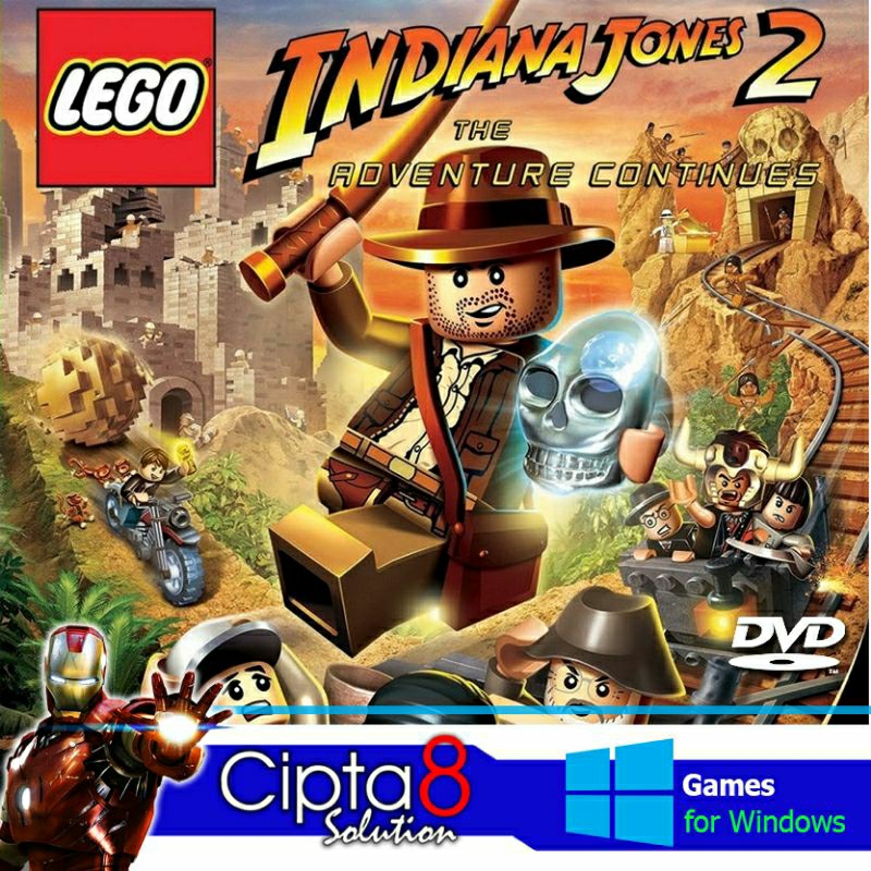 Jual LEGO INDIANA JONES 2: THE ADVENTURE CONTINUES GAME PC