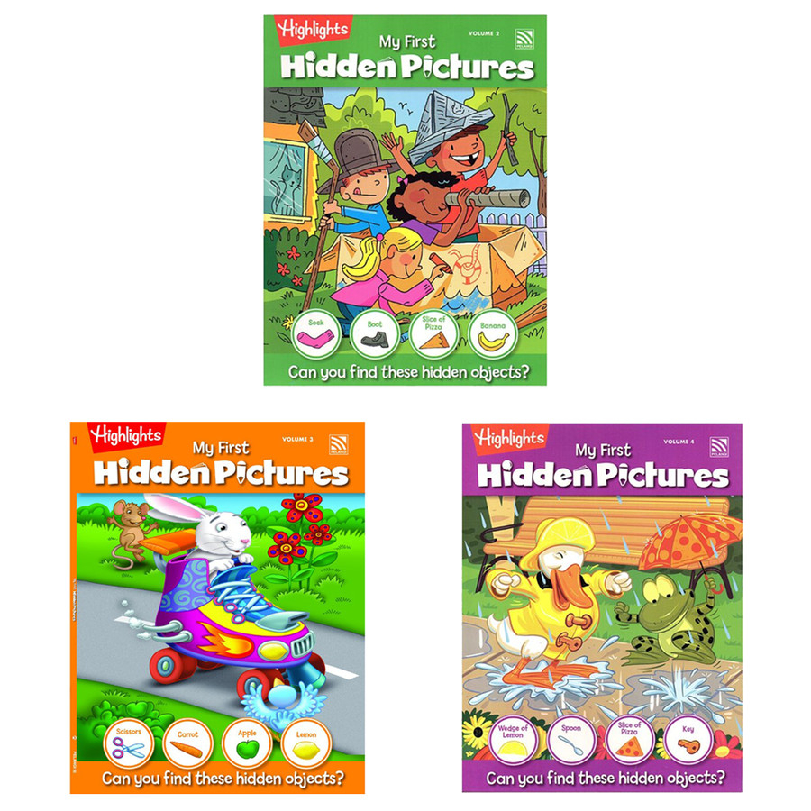 Jual Highlights My First Hidden Pictures Volume 2 3 4 Activity Book ...
