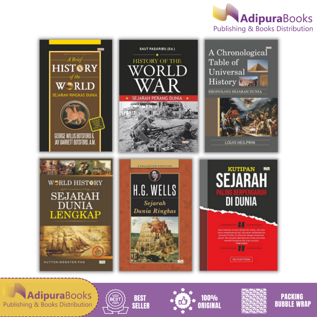 Jual Adipurabooks - Buku Sejarah Seri 1: A Brief History Of The World | History Of The World War ...