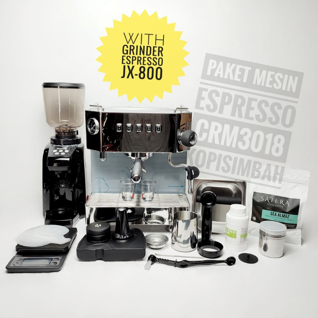 Jual Paket Mesin Kopi Espresso Gemilai Crm Electric Coffee