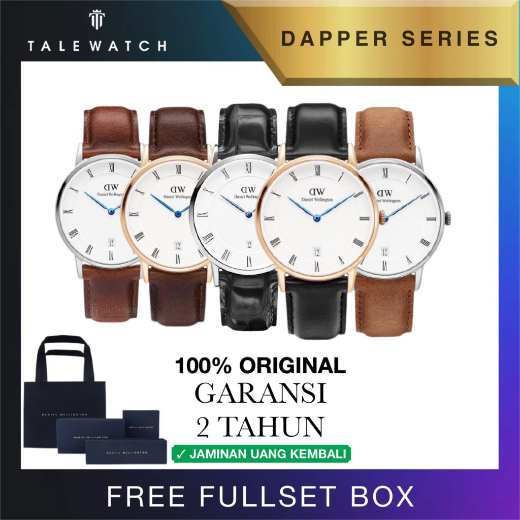 Jual 100 ORIGINAL Daniel Wellington Classic Dapper Series Jam Tangan Pria Dw Free Box Shopee Indonesia