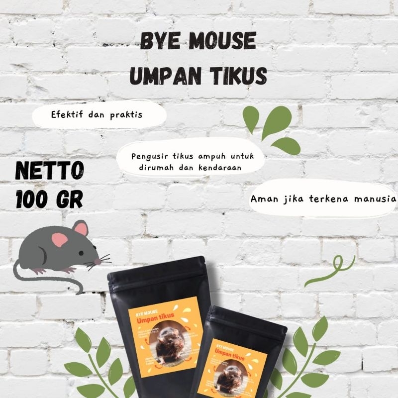 Jual BYE MOUSE umpan tikus siap pakai mati kering dan tidak berbau ...