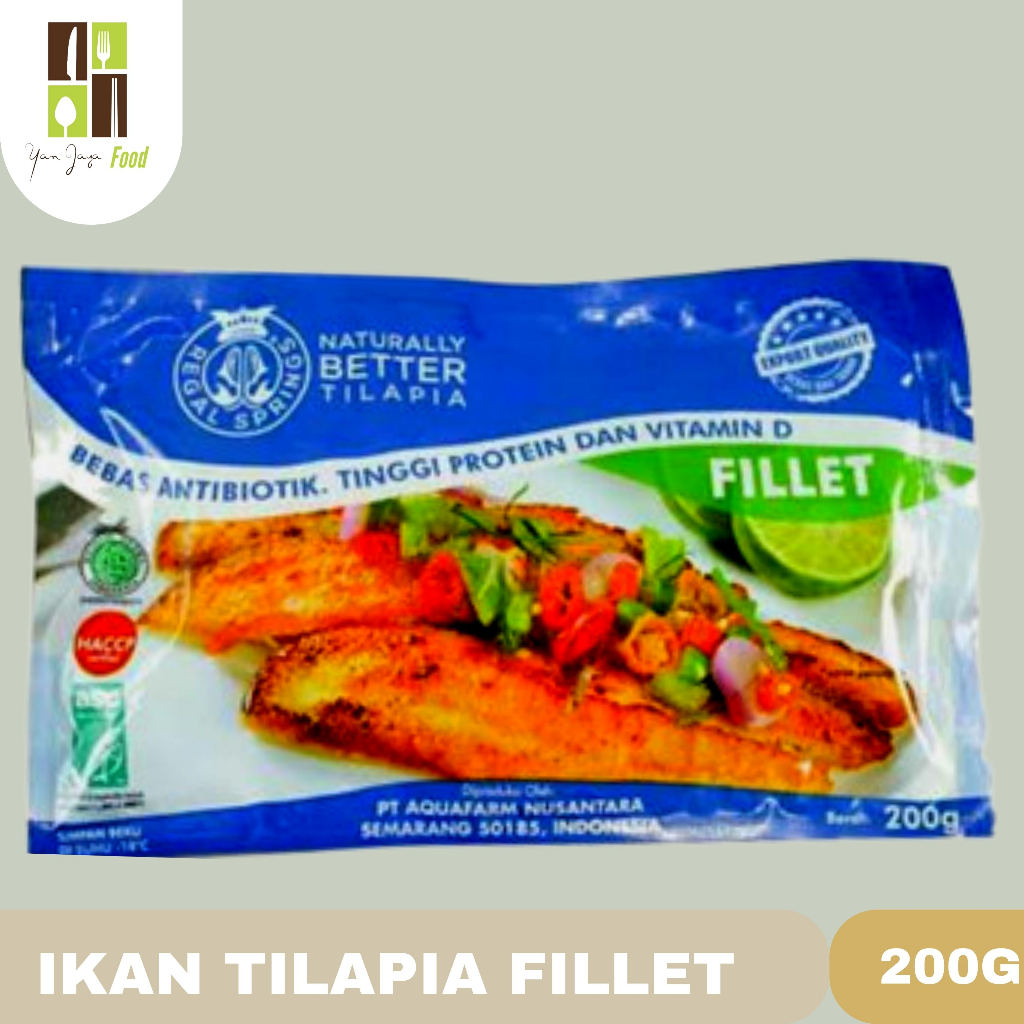 Jual Tilapia Fillet / Ikan Tilapia / Ikan Nila Frozen / Premium 200g