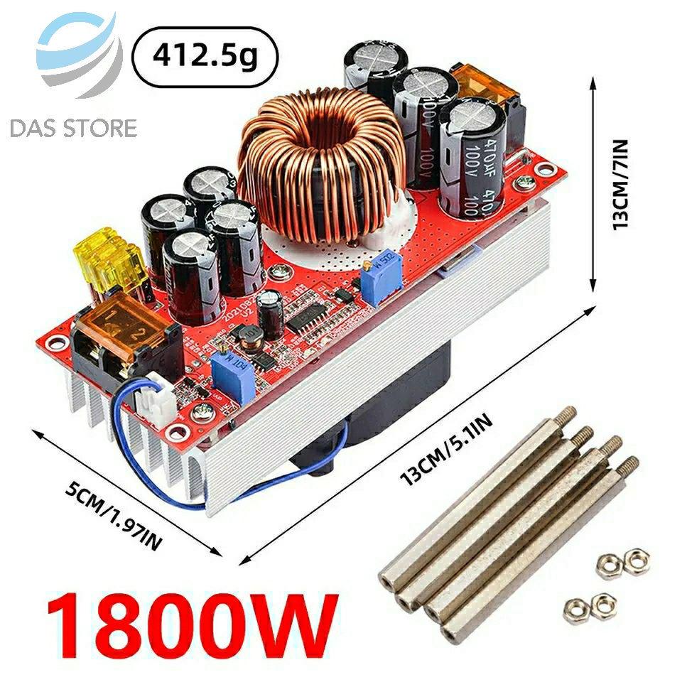 Jual Step Up 1500W 30A DC-DC Converter STEP UP Constant Voltage ...
