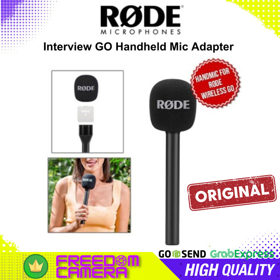 Jual Rode Interview GO Handheld Mic Adapter Handmic Wireless GO ...