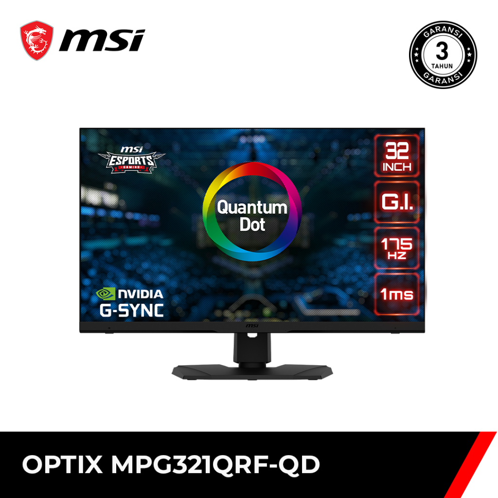 Jual MSI Monitor LED IPS Optix MPG321QRF-QD 32