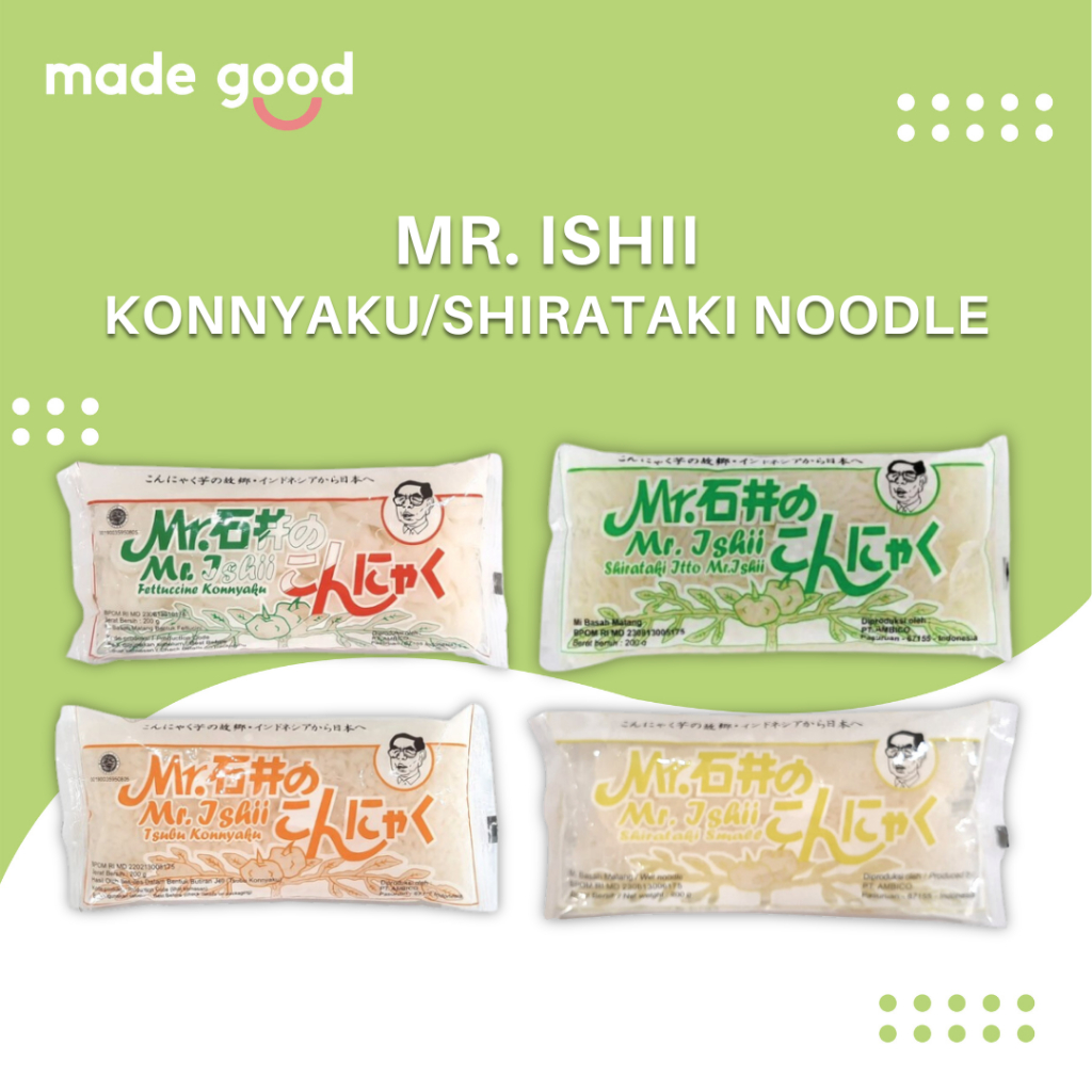 Jual Mr. Ishii Wet Shirataki Noodle & Rice 200g | Shopee Indonesia