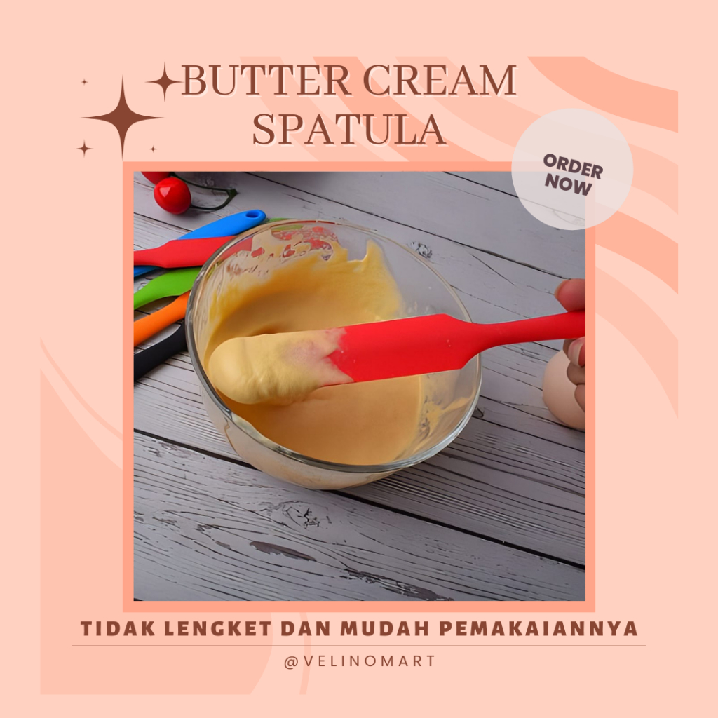 Jual Spatula Krim Butter Jam Spatula Kue Scrapper Spatula Butter Cream Aduk Krim Cream Mixing