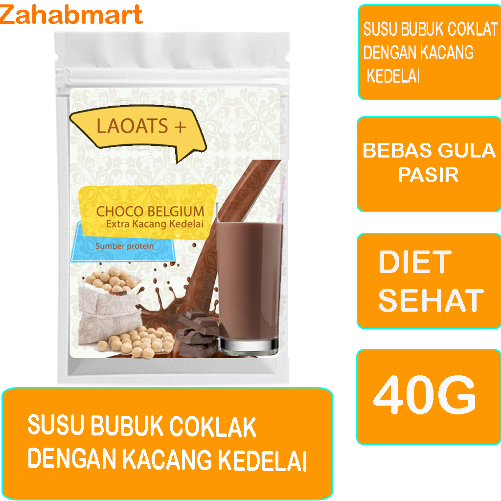 Jual Susu Bubuk Coklat Kedelai Laoats (40G) | Shopee Indonesia