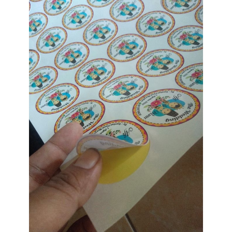 Jual STIKER LABEL PRODUK LEMBARAN CUTING | Shopee Indonesia