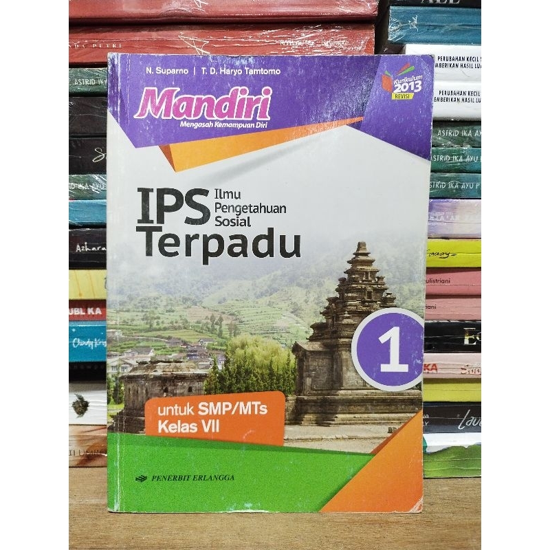 Jual Buku MANDIRI IPS TERPADU 1,2,3 SMP/MTs KELAS VII,VIII,IX ERLANGGA ...