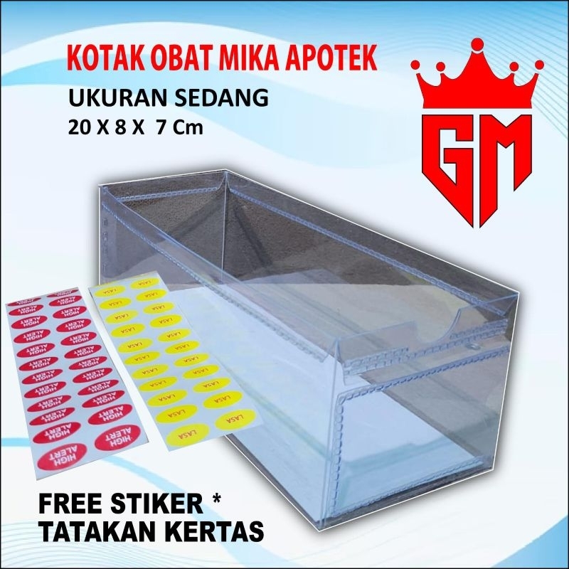 Jual Kotak Obat Plastik Mika Kotak Obat Mika Sedang Cm X X Cm Wadah Obat Apotek Rumah