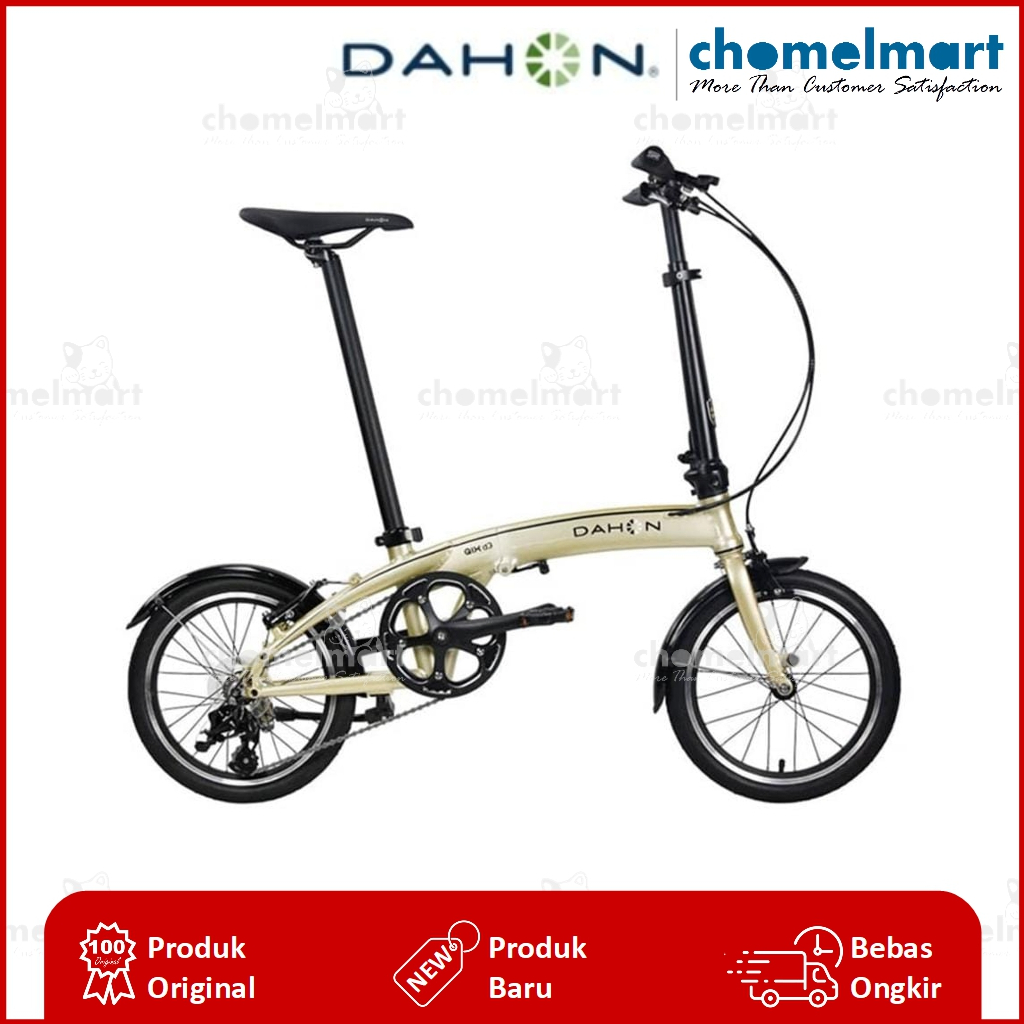 Jual Dahon Sepeda Lipat Qix D3 Gold 10276397 Shopee Indonesia