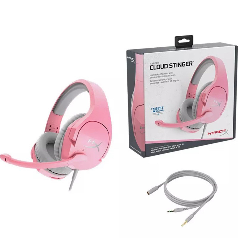 Jual SALE HEADSET GAMING HYPERX CLOUD STINGER PINK HEADSET GAMING MURAH PROMO Shopee Indonesia
