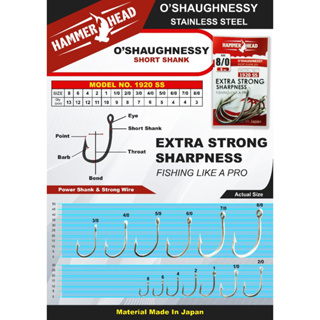 Jual Kail Pancing HAMMERHEAD EXTRA STRONG 1920ss Berbahan Baja Sangat KUAT