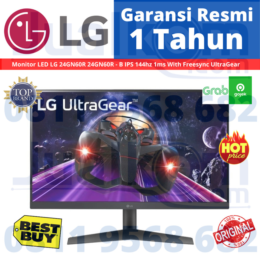 Jual LG UltraGear™ 24GN60R B FHD IPS 144hz Gaming Monitor AMD FreeSync ...