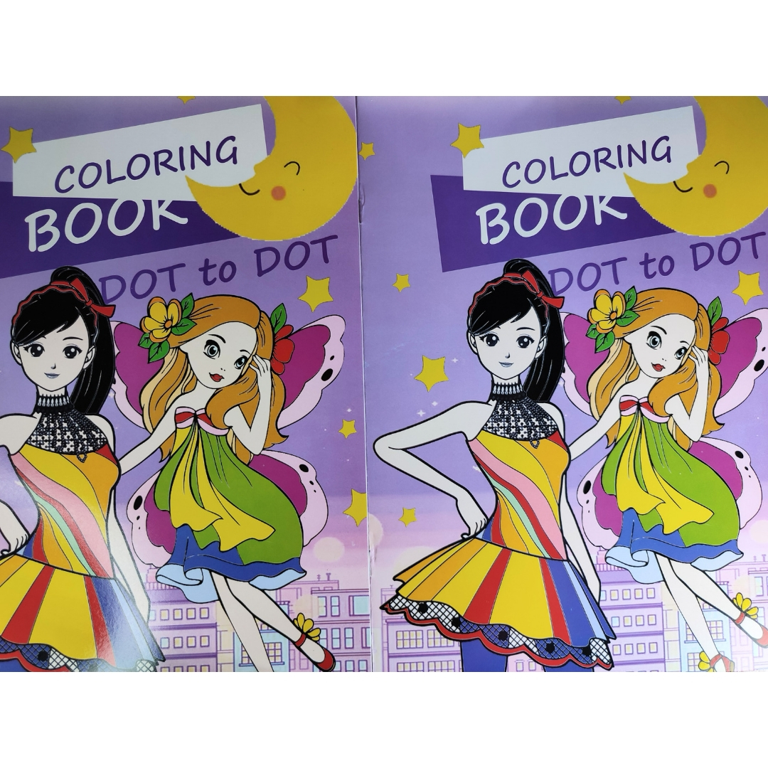 Jual BUKU MEWARNAI/COLORING BOOK DOT TO DOT | Shopee Indonesia
