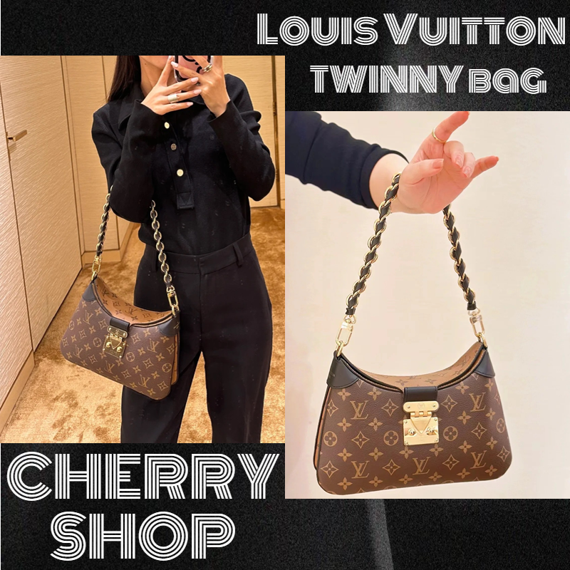 Jual 100% authentic✨Louis Vuitton LV TWINNY Bag lv new style bag Tas Bahu  Tas Messenger M46659