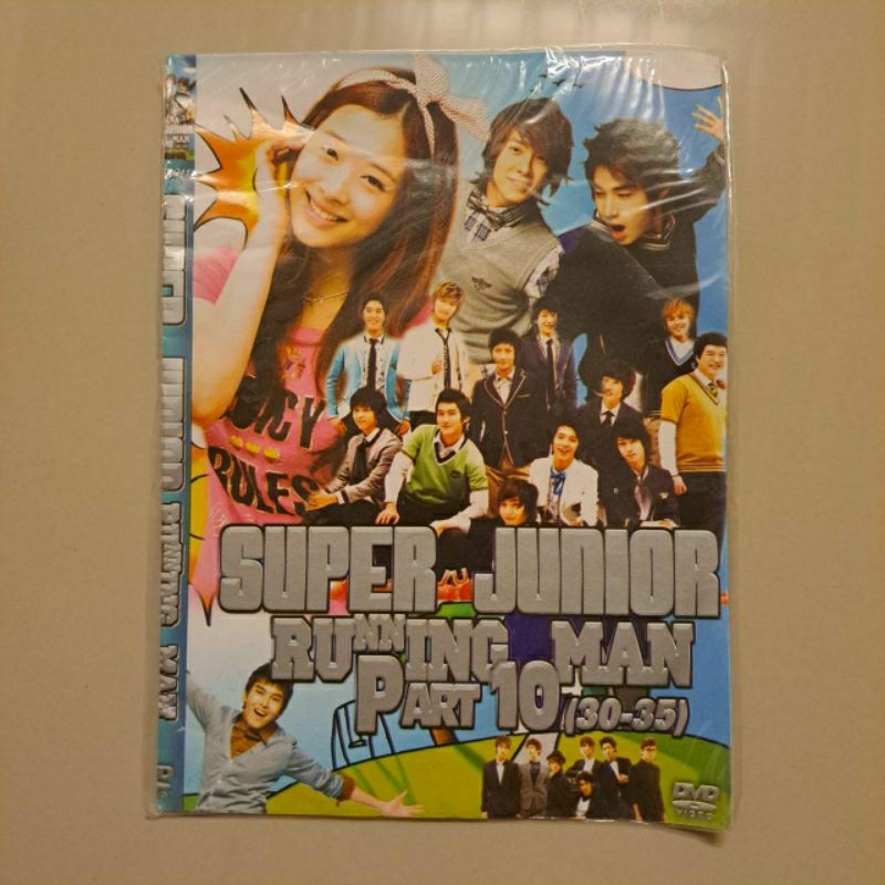 Jual KASET DVD Super Junior Running Man PART 10 ( 30 35 ) Shopee