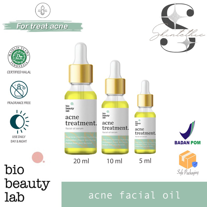 Jual Bio Beauty Lab Acne Treatment Facial Oil Serum | Shopee Indonesia