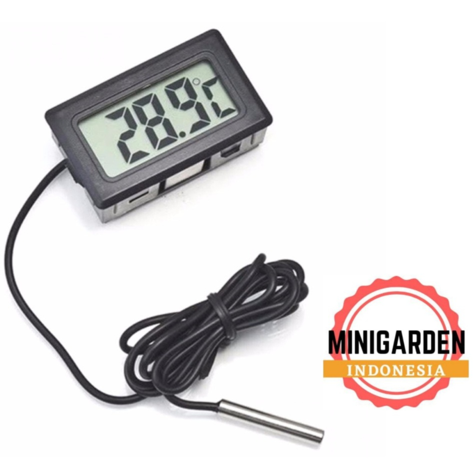 Jual Thermometer Digital With Probe Waterproof Untuk Aquarium