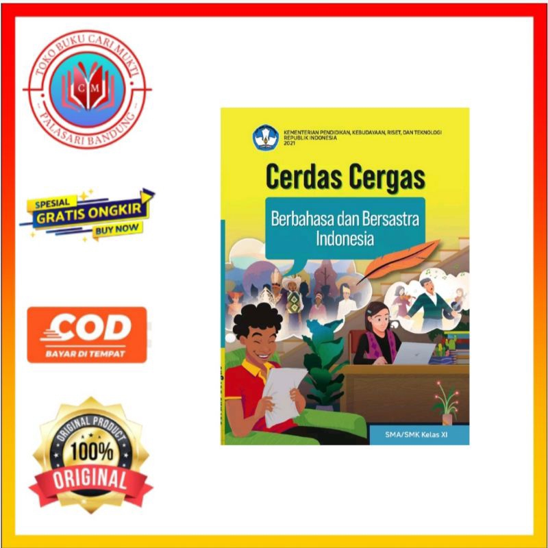 Jual Buku Cerdas Cergas Berbahasa Dan Bersastra Indonesia Untuk SMA/SMK ...