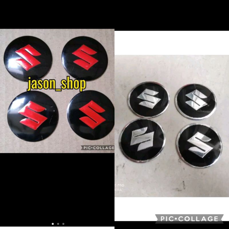 Jual Sticker Stiker Lapisan Tutup Dop Velg Mobil Logo Suzuki Shopee