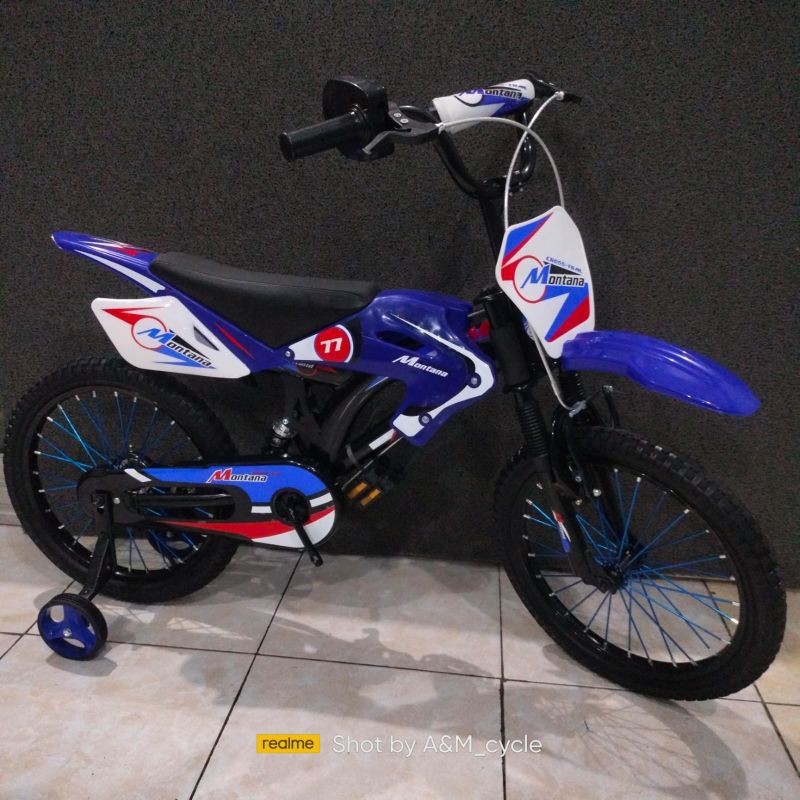 Jual Sepeda Anak 18 inchi BMX Montana Cross trail sepeda BMX model ...