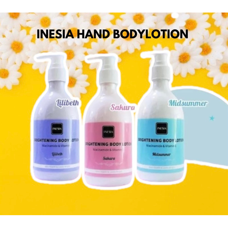 Jual INESIA Brightening Body Lotion Niacinamide dan Vitamin E 300 Ml ...