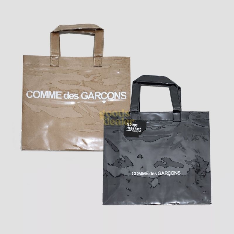 Cdg tote sale bag pvc