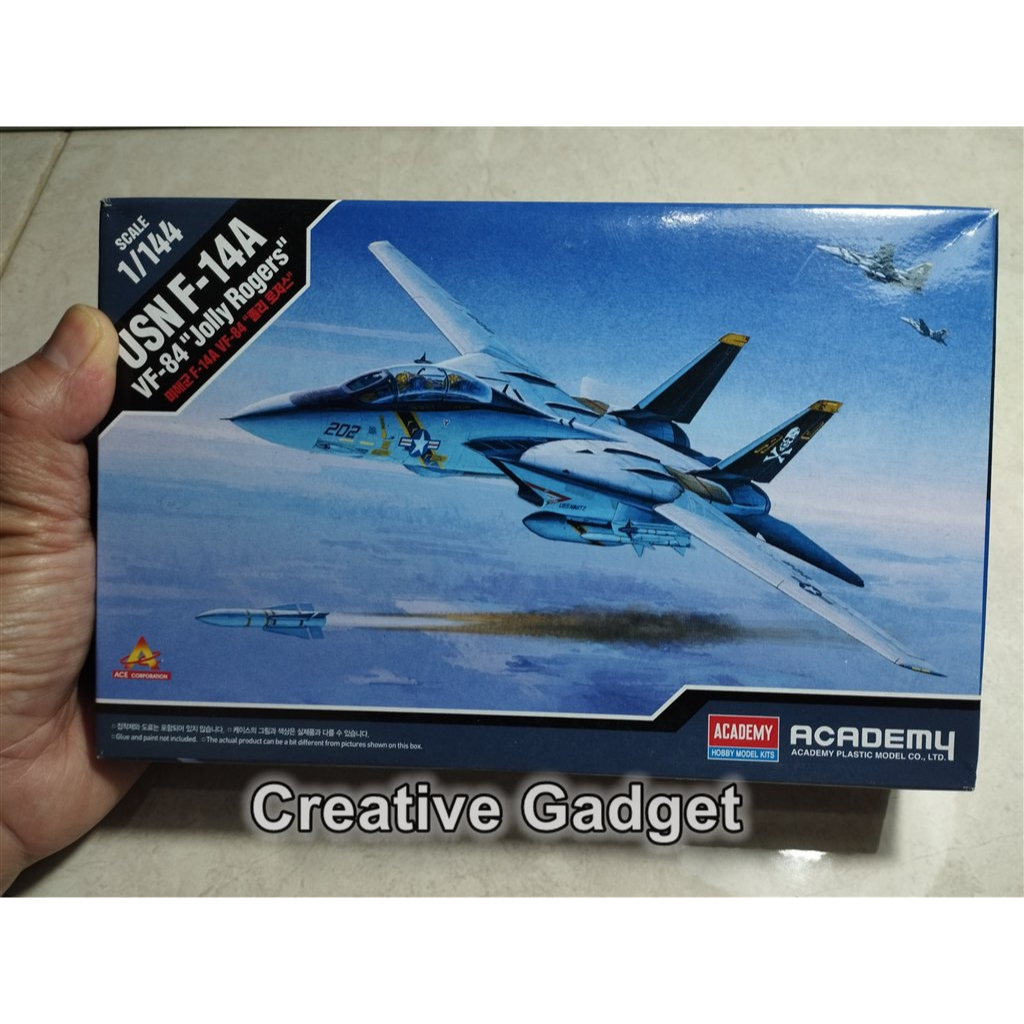 Kit Maquette Plastique F-14A VF-84 Jolly Rogers US Navy - Échelle 1:144 - Academy - Neuf