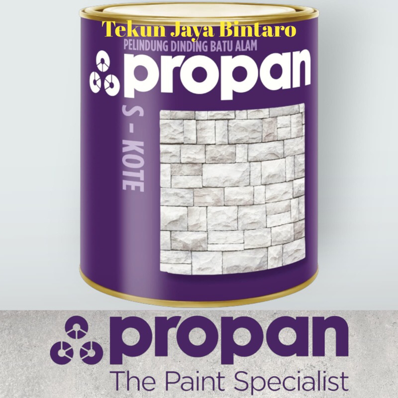 Jual PROPAN STONKOTE CAT BATA MERAH / COATING BATU ALAM / CAT PELINDUNG