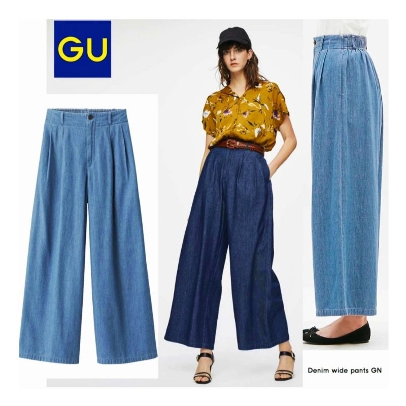 Gu wide leg pants best sale