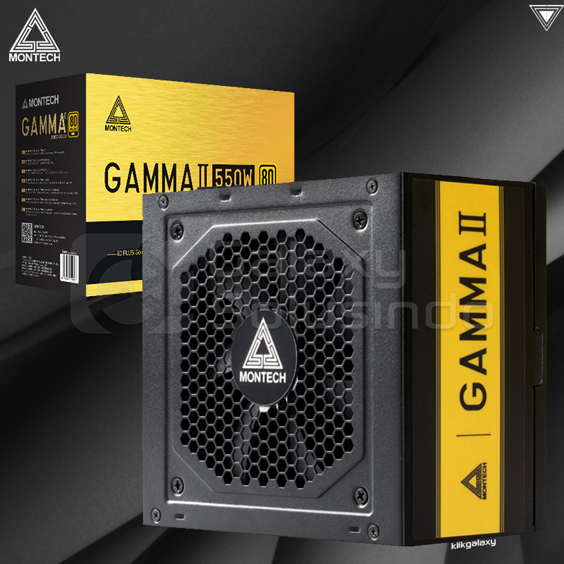 Jual Montech GAMMA II 550 550Watt 80 Plus Gold Power Supply | Shopee ...