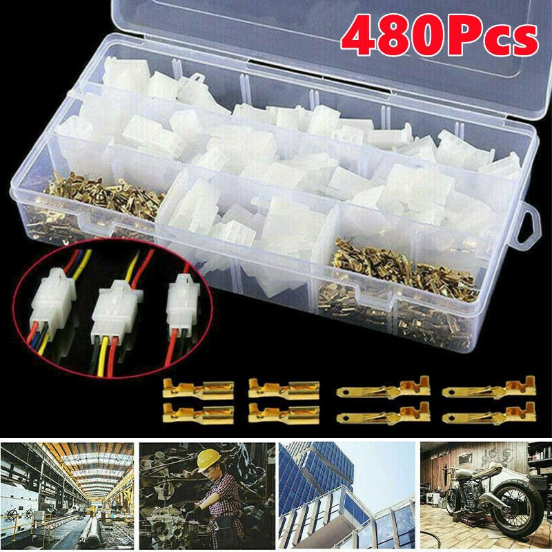 Jual 480pcs Cable Connector Int Socket Cable Motor Mobile 2 3 4 6 Pin Socket Socket Electric