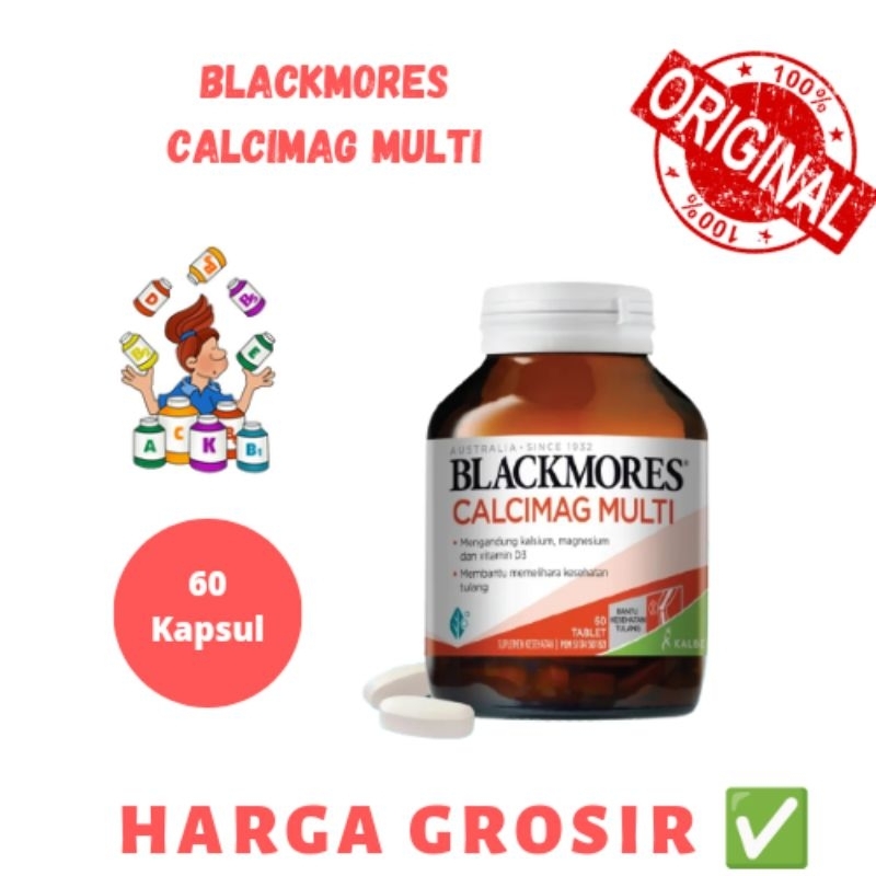 Jual BLACKMORES CALCIMAG MULTI - ISI 60 TABLET | Shopee Indonesia