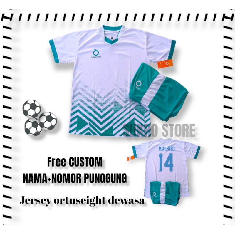 Jual Jersey Futsal Custom Nama Nomor Punggung Setelan Dewasa Baju Bola