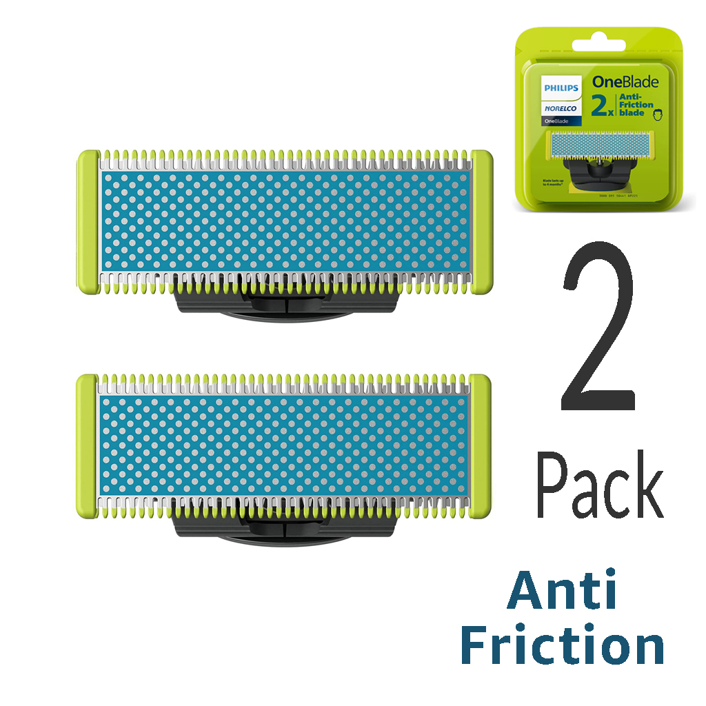 Kit De 3 Têtes De Lames De Rechange Pour Philips Norelco OneBlade - Adaptateur Inclus - Neuf