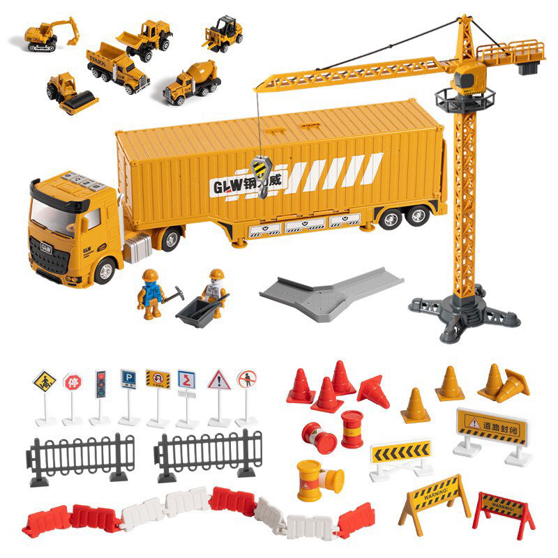 Jual RAIL CONTAINER PARKING - MAINAN ANAK COWOK CONTAINER TRUCK CRANE ...
