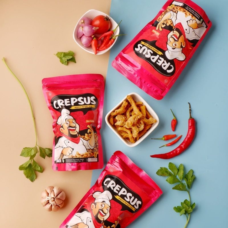 Jual STOK BARU Crepsus keripik Usus 90gram | Shopee Indonesia