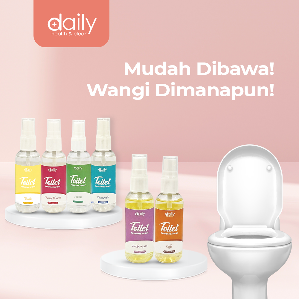Jual DAILY TOILET PERFUME SPRAY / PARFUM TOILET / TOILET PERFUME