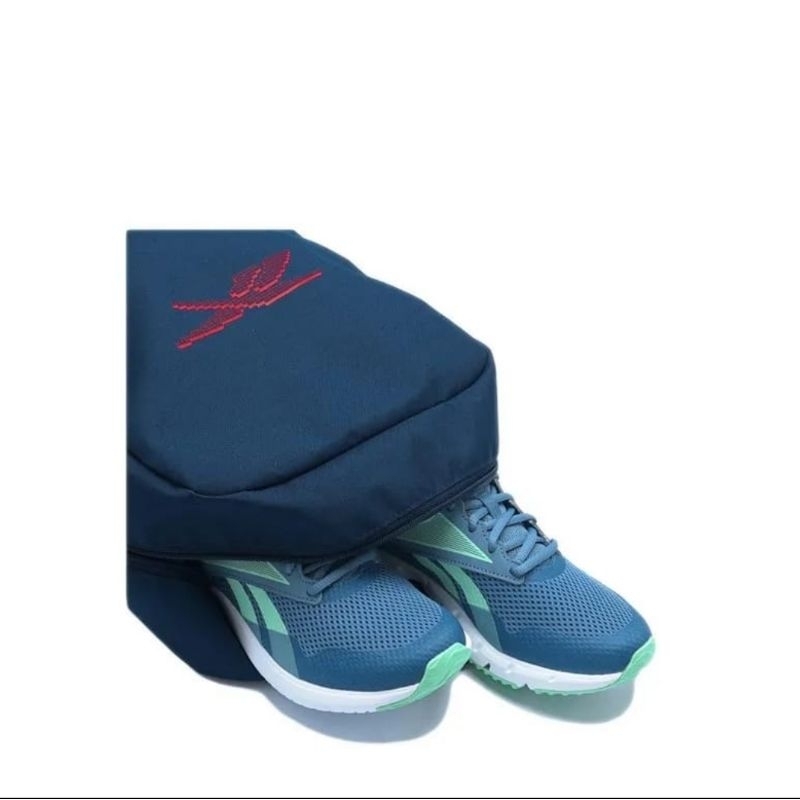 Jual Reebok Shoe Bag Black / Navy / tas sepatu hitam biru dongker ...