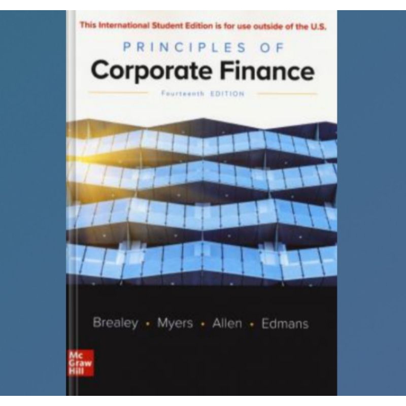 Jual Buku Principles Of Corporate Finance (14th Edition, International ...