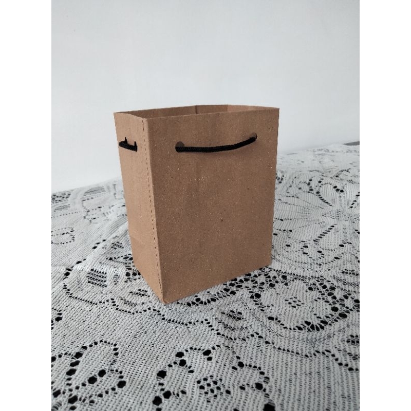 Jual Paperbag Paper Bag Mini X X Polos Coklat Shopee Indonesia