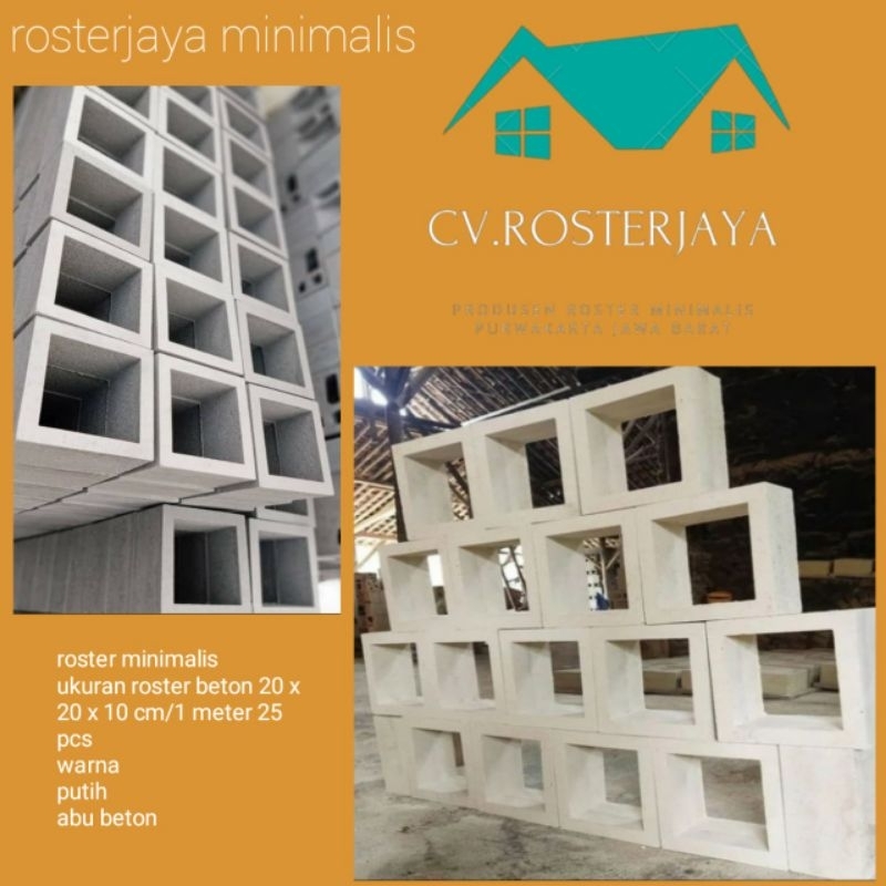 Jual roster beton unik motif kotak | Shopee Indonesia