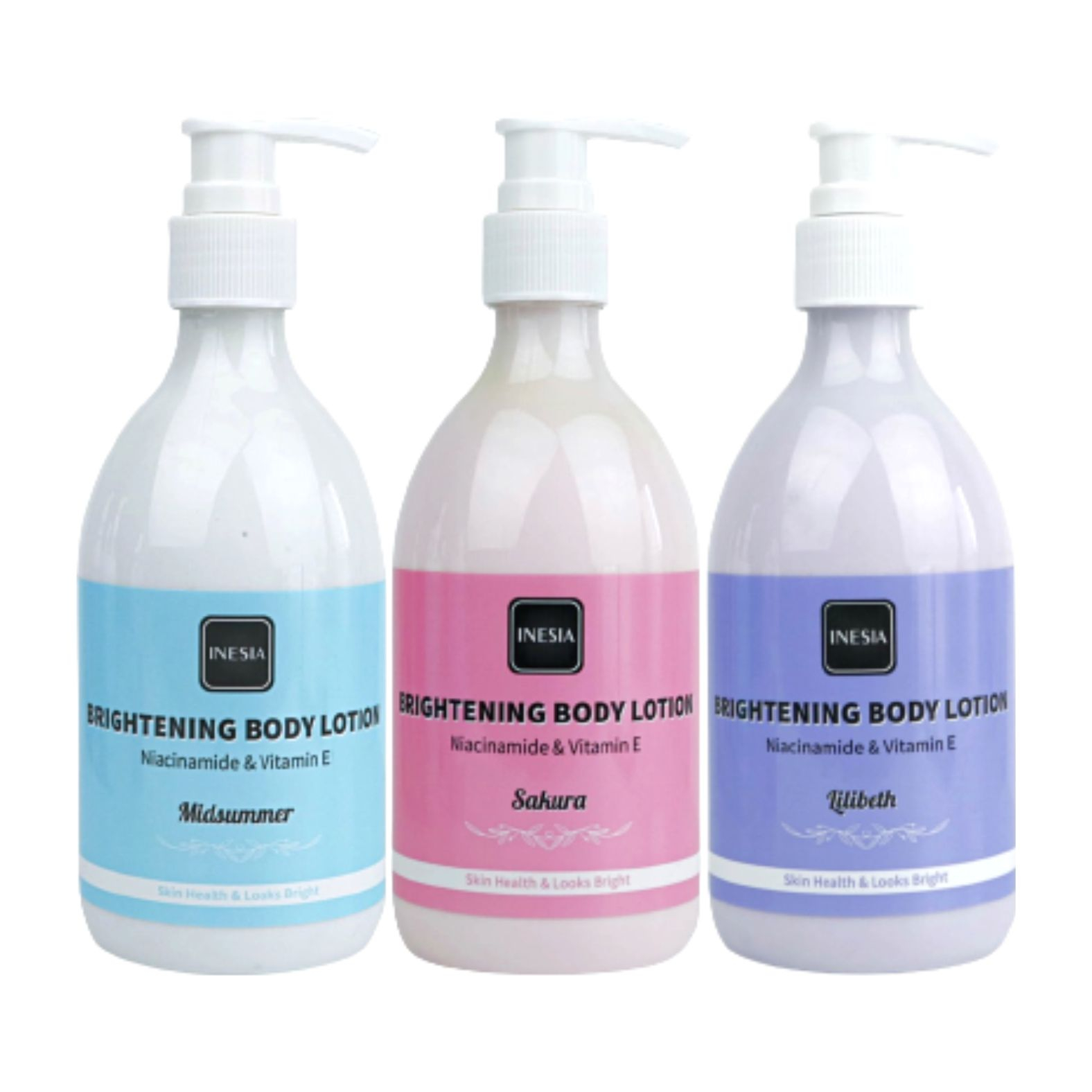 Jual INESIA Brightening Body Lotion Niacinamide & Vitamin E 300ml ...